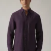 100_PureLinenVioletShirt_3