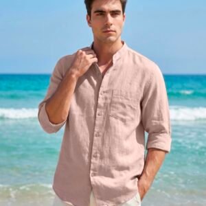Linen Club Grey linen shirt